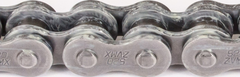 Motorradkette, Antriebskette Kette X-Ring super verstärkt ZVMX Schwarz, 520, 120 mit Hohlnietschloß / empfohlen ab 88kW (120PS) / bis 1000ccm