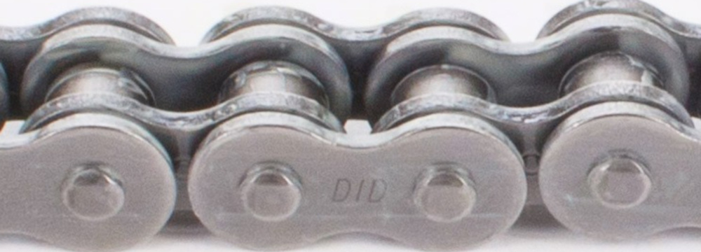 Motorradkette, Antriebskette Kette X-Ring verstärkt VX, 525, 120, Schwarz mit Hohlnietschloß / nutzbar bis 96kW (130PS) / bis 1000ccm