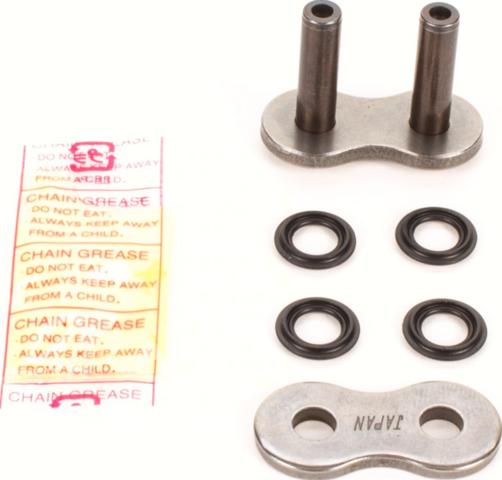 Motorradkette, Antriebskette Kette X-Ring super verstärkt ZVMX Schwarz, 525, 114 mit Hohlnietschloß / empfohlen ab 88kW (120PS) / bis 1100ccm