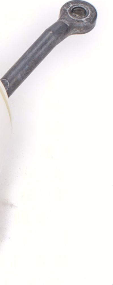 Lenkerspiegel Spiegel links weiß - original