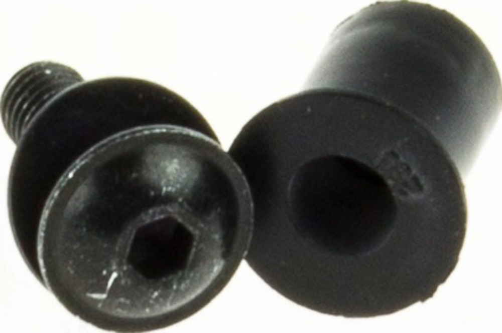 Gummimutter M5 mit Schraube 6er Set (4025066135196)