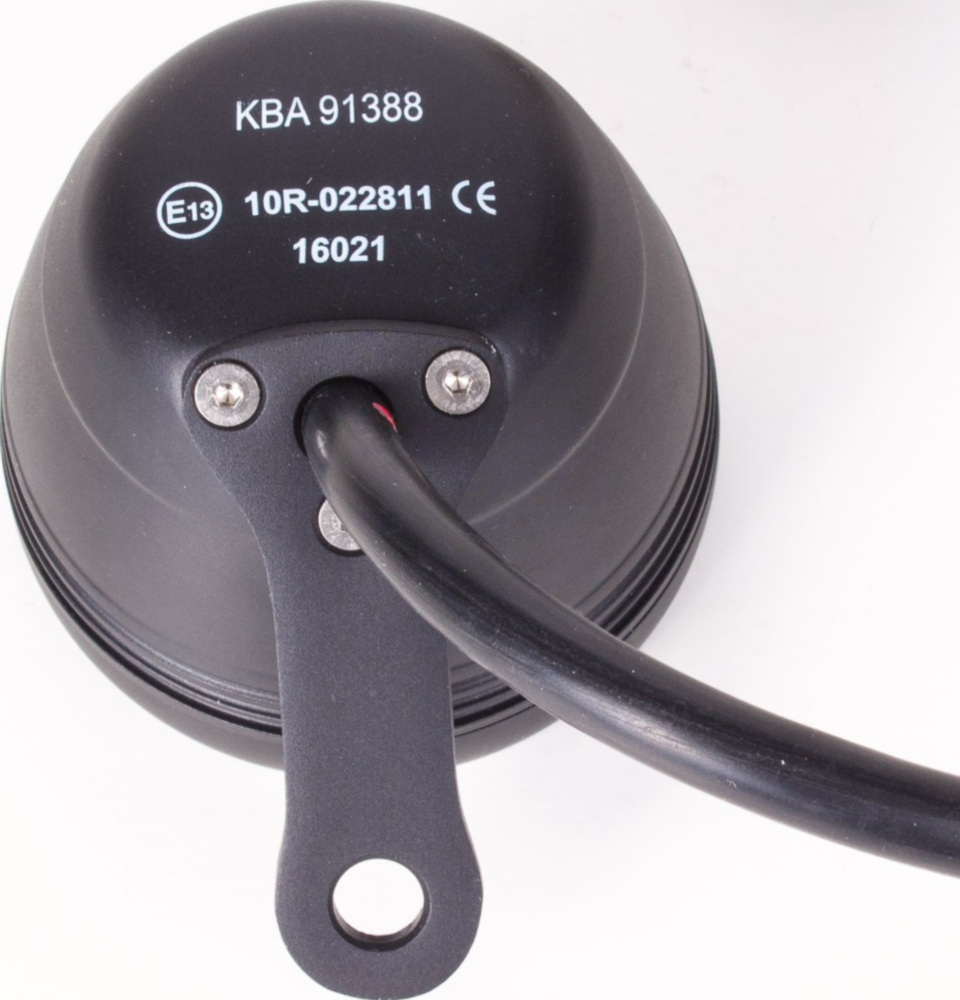 Geschwindigkeitsmesser, Anzeigeeinheit ACE-2853AS - Tachometer und Drehzahlmesser mit Kraftstoffanzeige, Alu-Gehäuse-schwarz