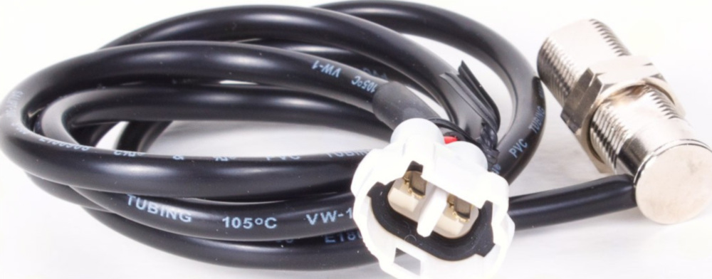 Geschwindigkeitsmesser, Anzeigeeinheit ACE-2853AS - Tachometer und Drehzahlmesser mit Kraftstoffanzeige, Alu-Gehäuse-schwarz