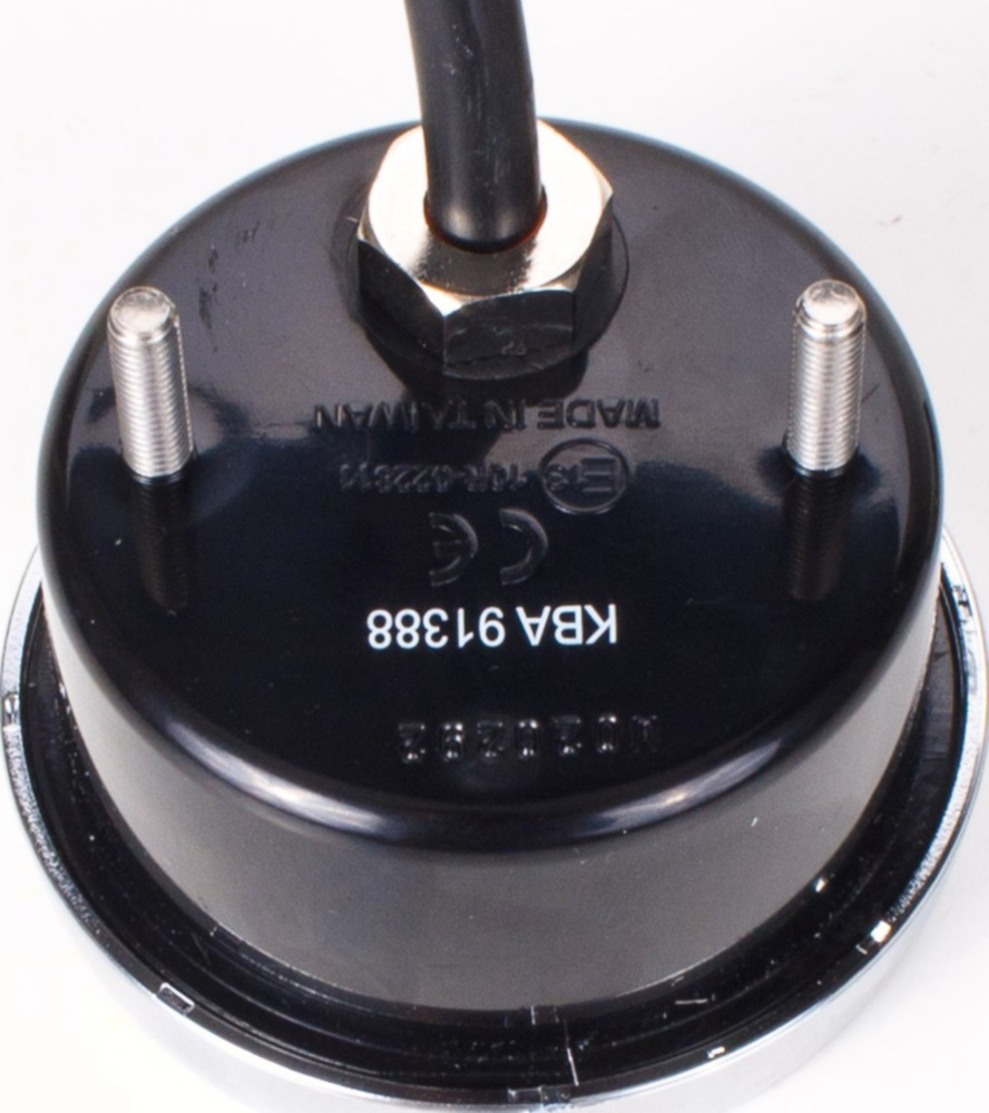 Geschwindigkeitsmesser, Anzeigeeinheit ACE-2853 - Tachometer und Drehzahlmesser mit Kraftstoffanzeige rund chrom