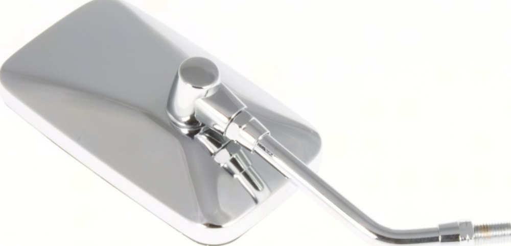 Lenkerspiegel Spiegel universal chrom M10 Linksgewinde (einzeln)