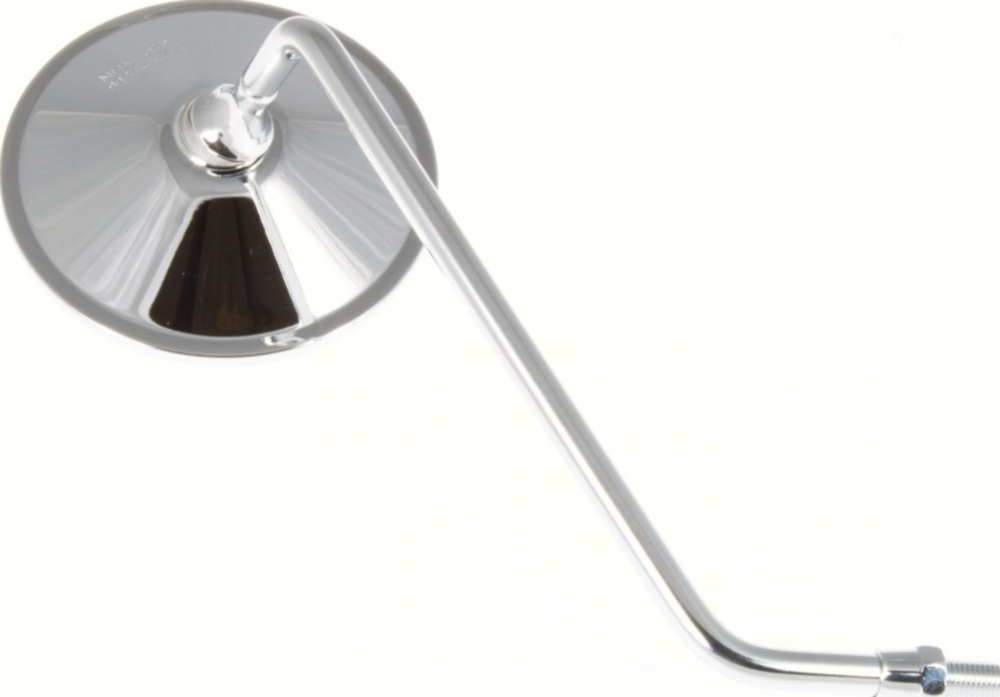 Lenkerspiegel Spiegel links chrom M10 Rechtsgewinde (einzeln) langer Arm