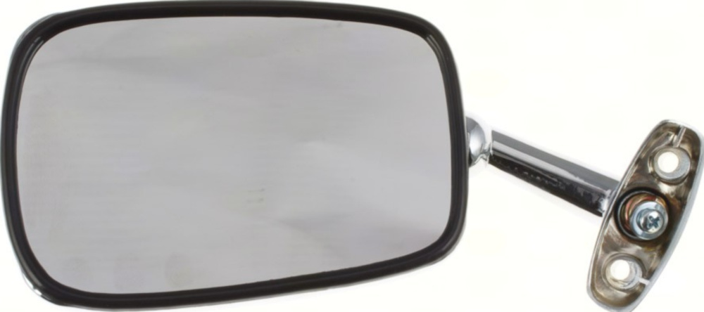 Lenkerspiegel Spiegel links chrom M6 Rechtsgewinde (einzeln)