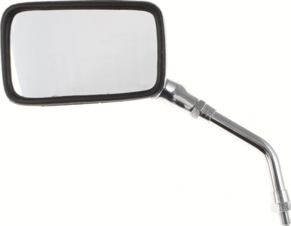Lenkerspiegel Spiegel links universal chrom M10 Rechtsgewinde (einzeln)