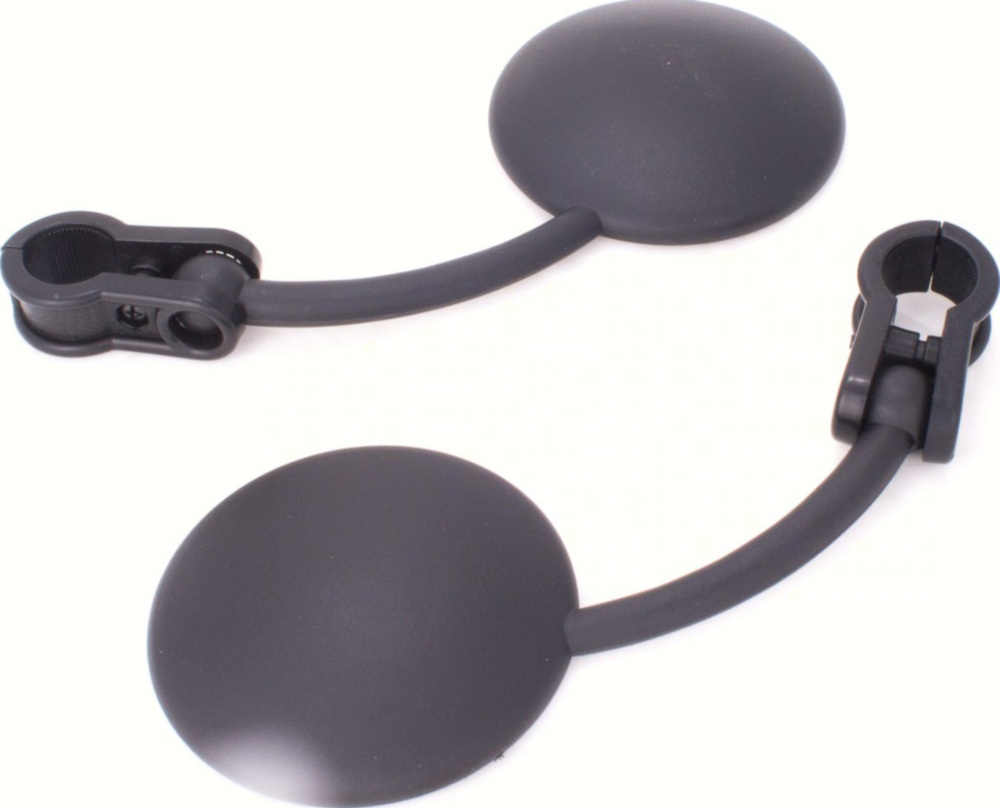 Lenkerspiegel Spiegel rechts u. links schwarz (Paar) Enduro für 22mm Lenker