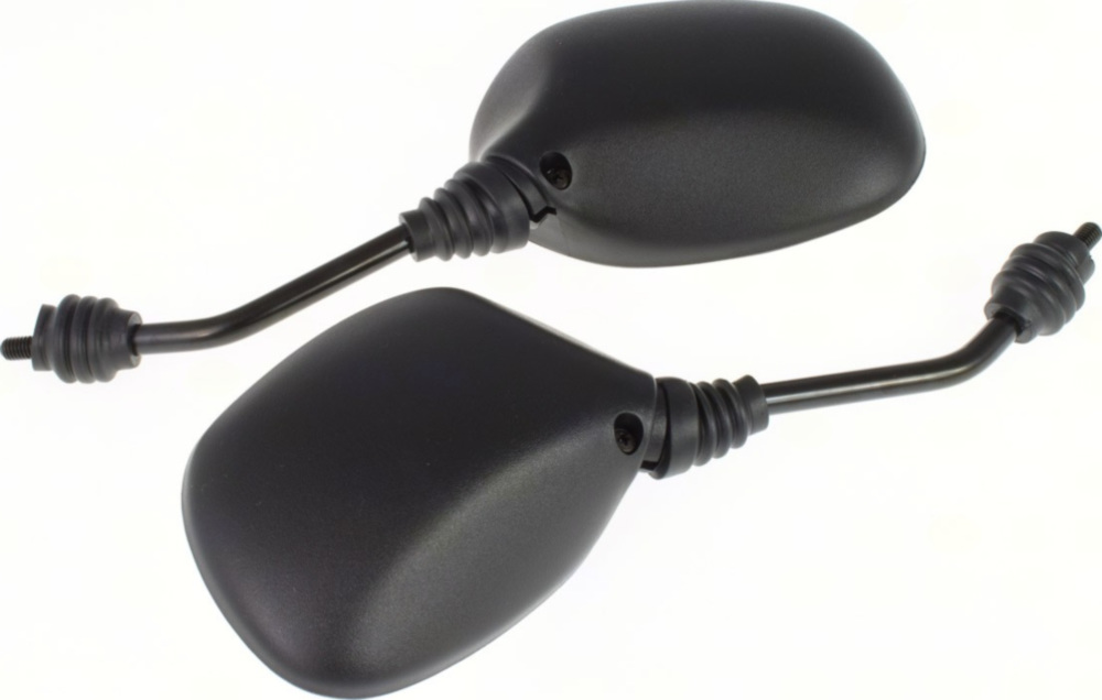 Lenkerspiegel Spiegel schwarz M8 Rechtsgewinde (Paar)