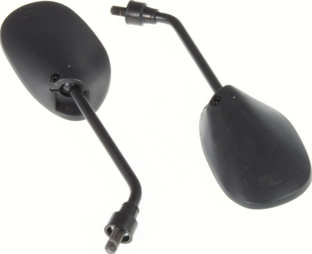 Lenkerspiegel, Lenkerendenspiegel SUKHET YONTSpiegel schwarz M10 Rechtsgewinde (Paar)