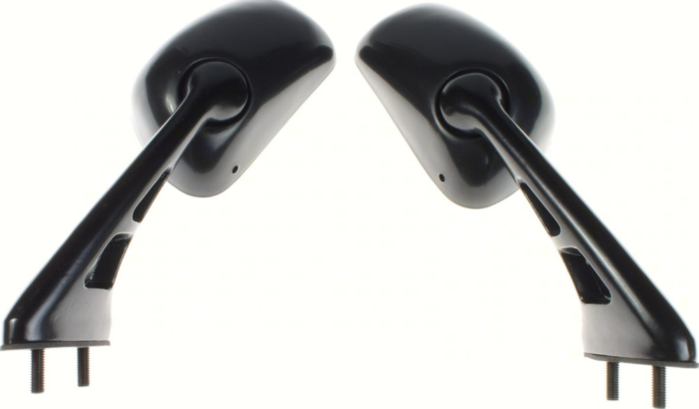 Lenkerspiegel Spiegel Sport schwarz M6 Rechtsgewinde (Set)