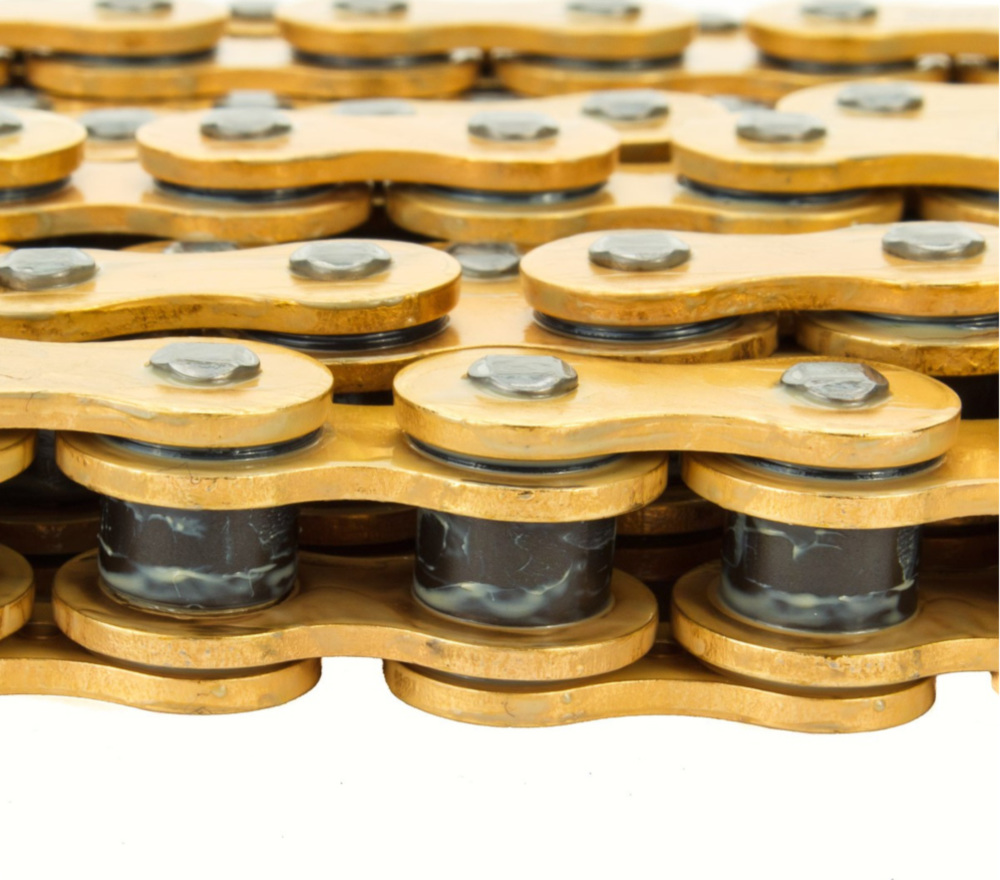 DID Kette 520 ERVT (Gold) 118 Glieder mit Clipschloß / nutzbar bis 55KW (75PS) / bis 500ccm