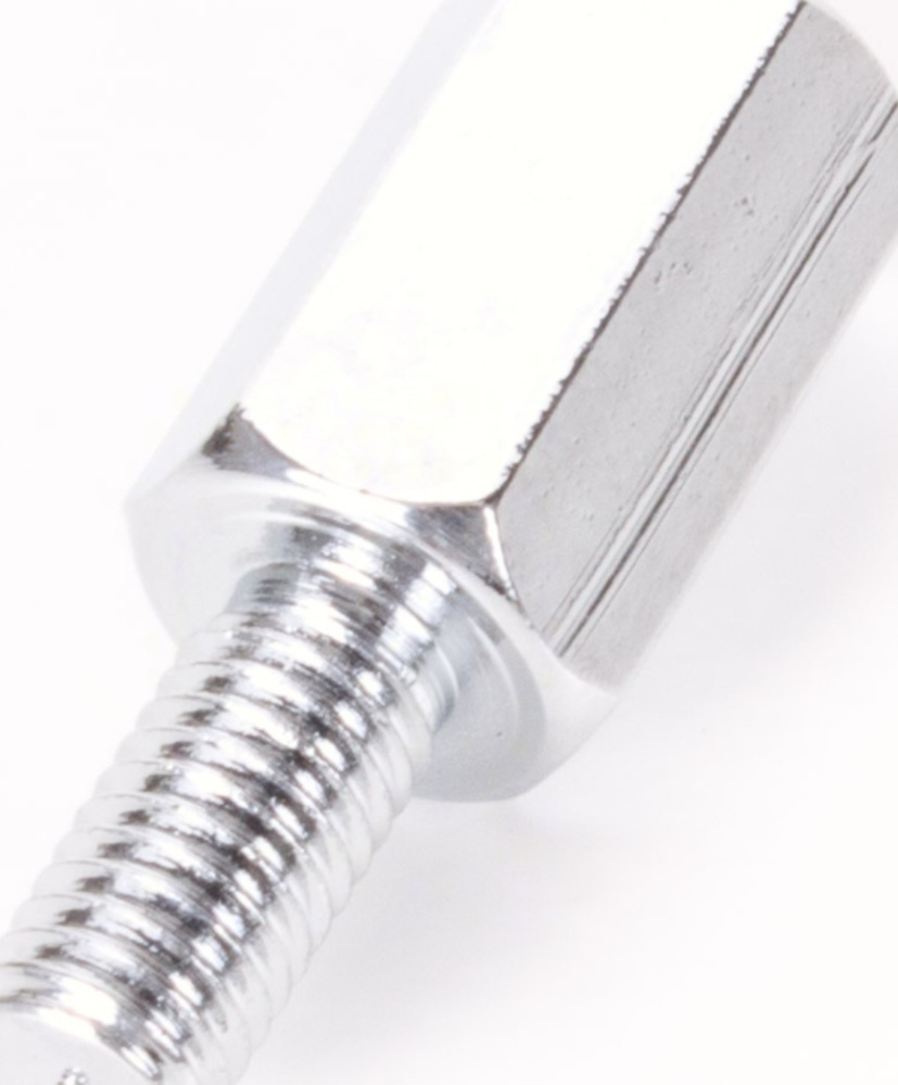 Lenkerspiegel Spiegeladapter 10mm Aussengewinde linksgew./ 10 mm Innengewinde (Spiegel) rechtsgew. Schwarz