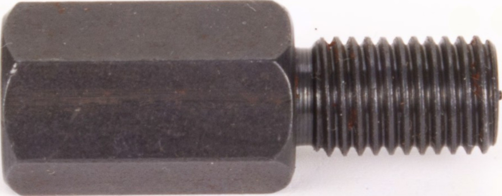 Lenkerspiegel Spiegeladapter 10mm Aussengewinde rechtsgew./ 10 mm Innengewinde (Spiegel) rechtsgew. Schwarz