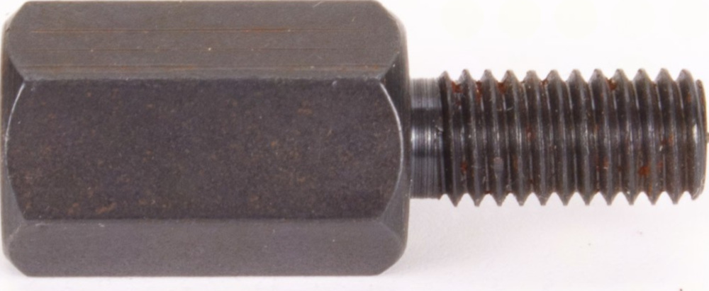 Lenkerspiegel Spiegeladapter 8 mm Aussengewinde rechtsgew./ 8 mm Innengewinde (Spiegel) rechtsgew. Schwarz