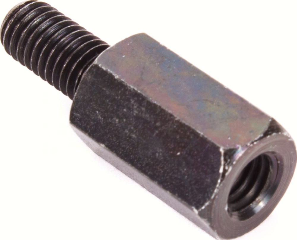 Lenkerspiegel Spiegeladapter 8 mm Aussengewinde linksgew./ 8 mm Innengewinde (Spiegel) linksgew. Schwarz