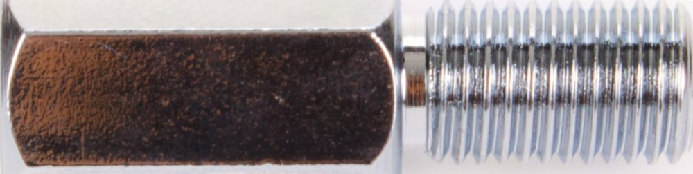 Lenkerspiegel Spiegeladapter 10 mm Aussengewinde linksgew./ 10 mm Innengewinde (Spiegel) linksgew. Chrom