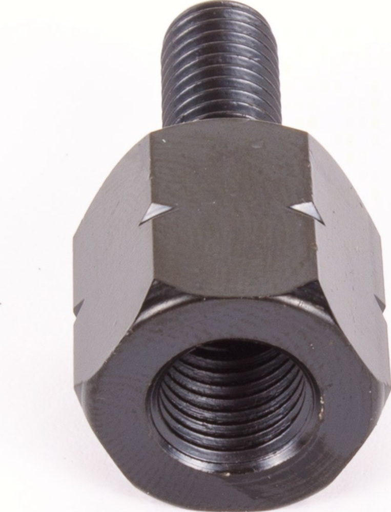 Lenkerspiegel Spiegeladapter schwarz 8 mm rechtsge. Außen auf 10mm Linksge. Innen