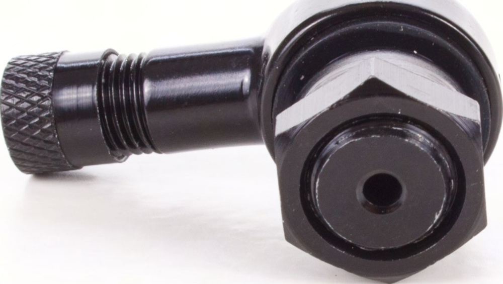 Winkelventil schwarz Ø 11,3 mm (5er Pack) bis 300 km/h
