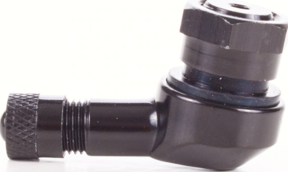 Winkelventil schwarz Ø 11,3 mm (5er Pack) bis 300 km/h