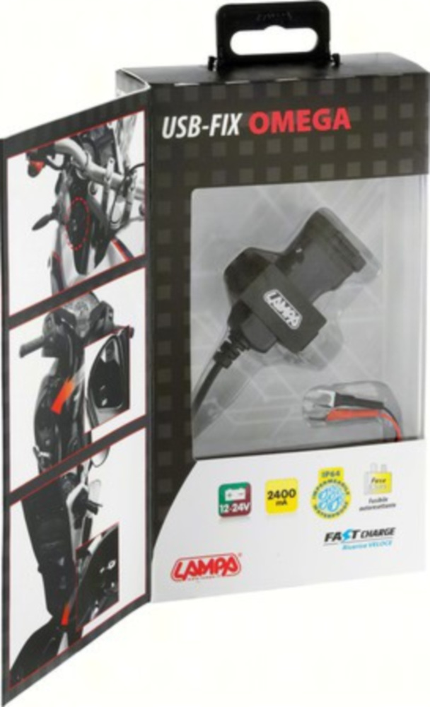 USB-FIX USB-Ladegerät 2400MA Universale Schnellladung 12/24V+ Befestigungsunterteil