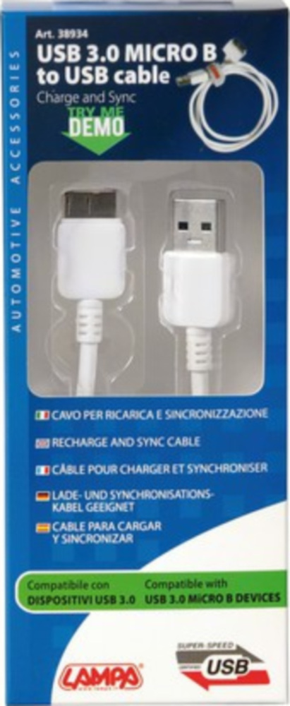 Kabel USB > USB 3.0 Micro B