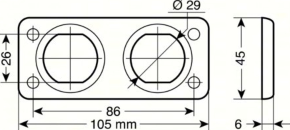 Ext, doppeltes Paneel