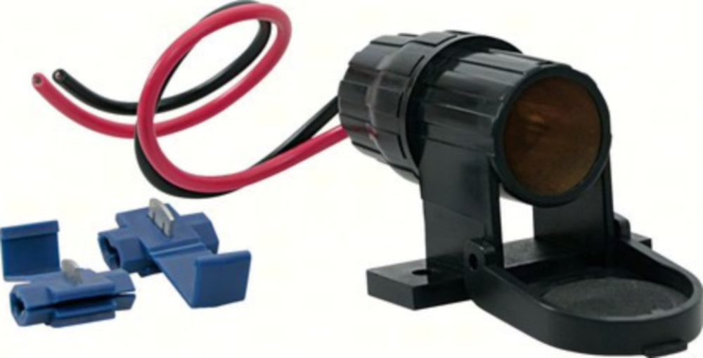 Stromanschluss mit Aufbaumontage 12/24V