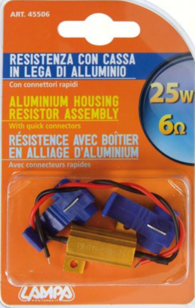 Widerstand, 12V - 6 OHM - 25 W