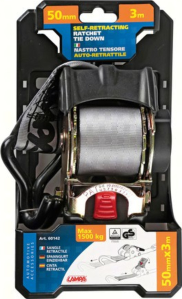 Spanngurt-Zugratsche 5x300cm bis 1500Kg