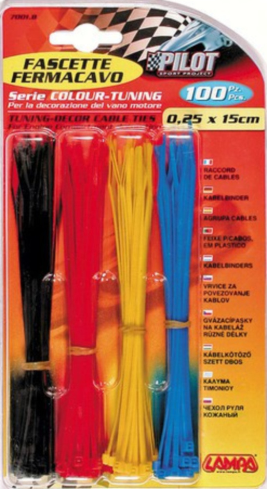 Kabelbinder 100 Stk., 15X0,25CM.