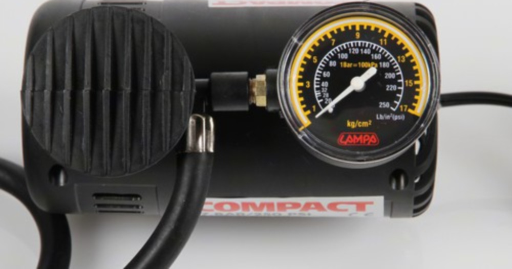 Compact, Kompressor 12V mit Manometer