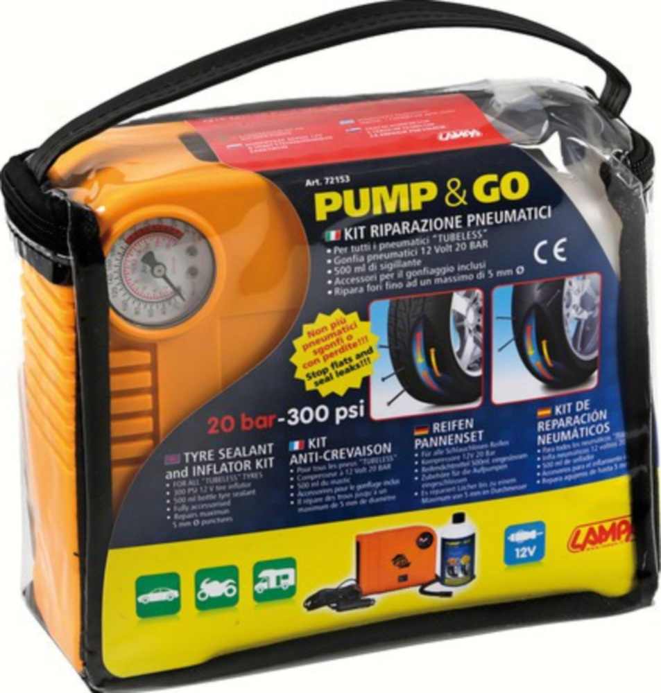 Pump & Go, Reifenreparaturkit