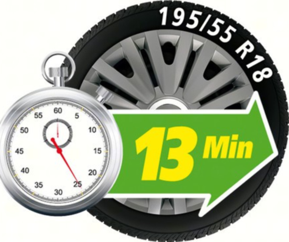 Pump-Jet & Fix Basic, Reifenreparaturkit, 12V