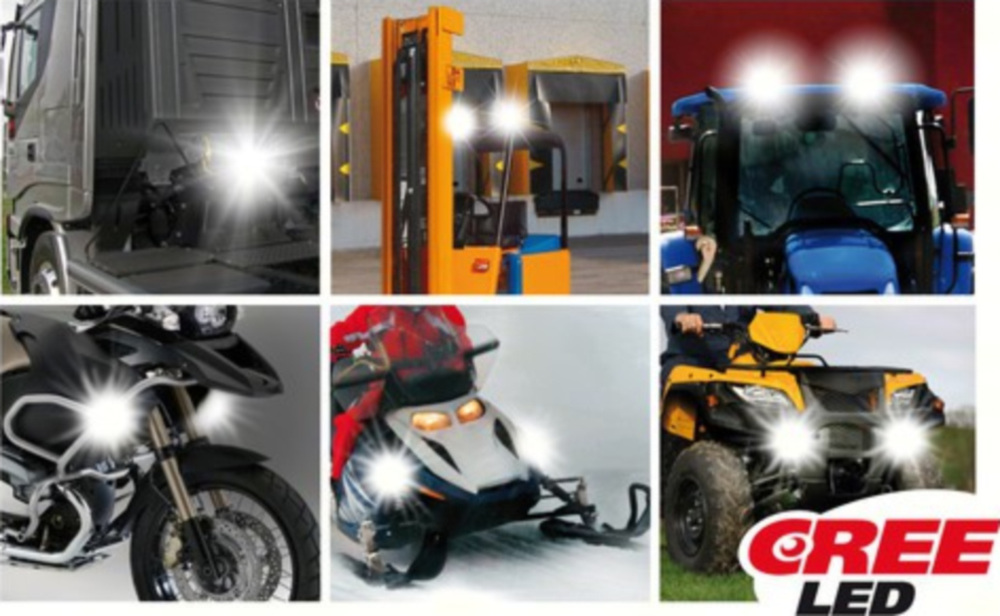 WL-8 Cree-LED Zusatzscheinwerfer 6000K - nicht STVZO zugelassen