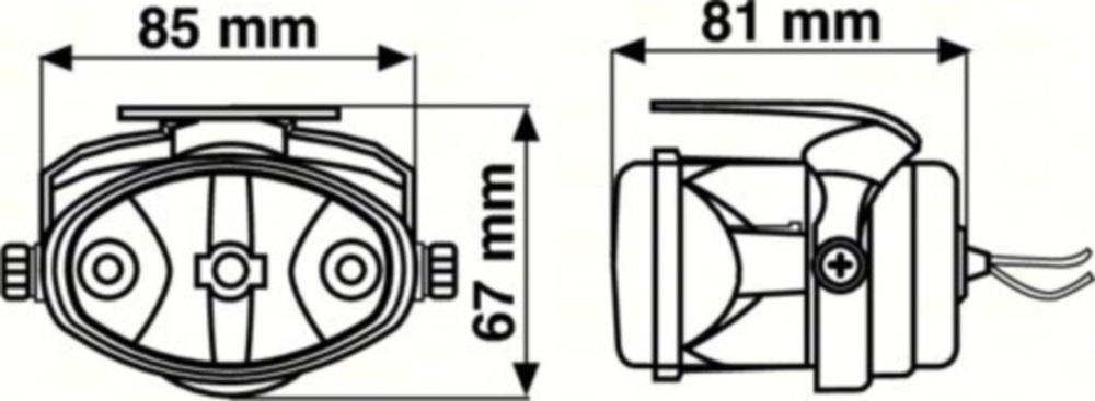 Felix, 2 Faden-Nebelscheinwerfer