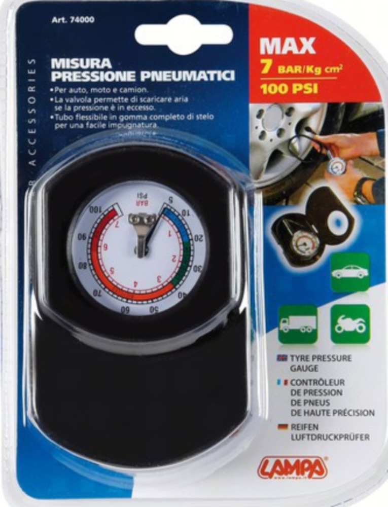 Reifendruckmesser bis 7BAR/100PSI