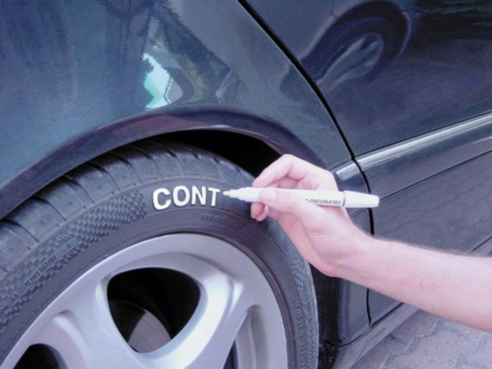 Stift für Reifenbeschriftung Weiß