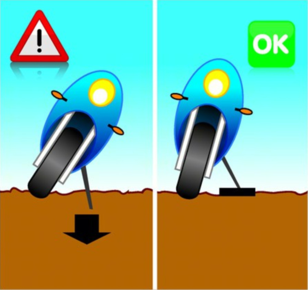 Stand.Mate Pad für Seitenständer