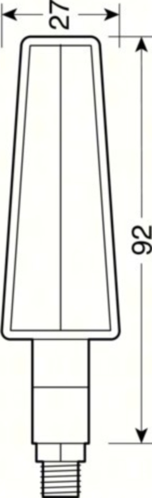 Jabra, LED Blinker Set 12V weiße Design gelbes Licht - mit Rückseitenbeleuchtung