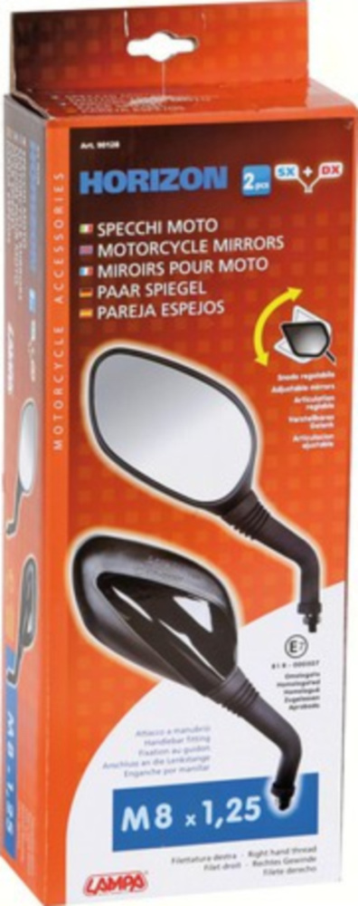 Horizon Rückspiegel Set M8x1,25