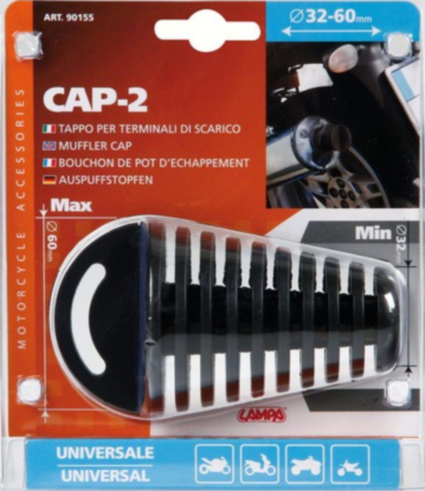 CAP-2 , Kappe für Auspuffendrohr - Ø 32÷60 mm