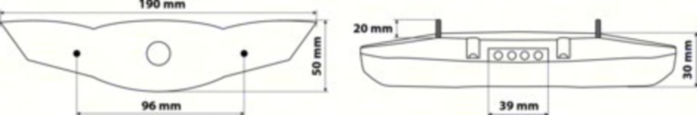 Dedon, LED-Rücklicht, 12V