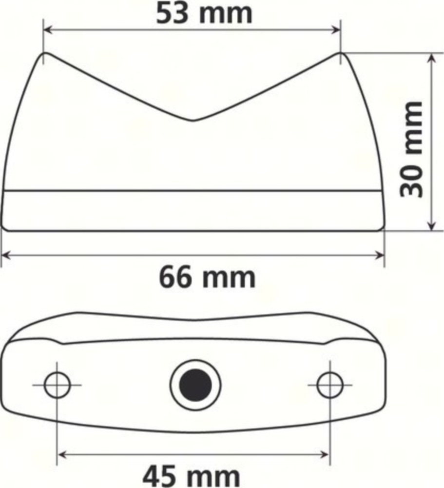 Porster LED Rück u. Bremslicht mit Nummernschildbeleuchtung 12V E-geprüft