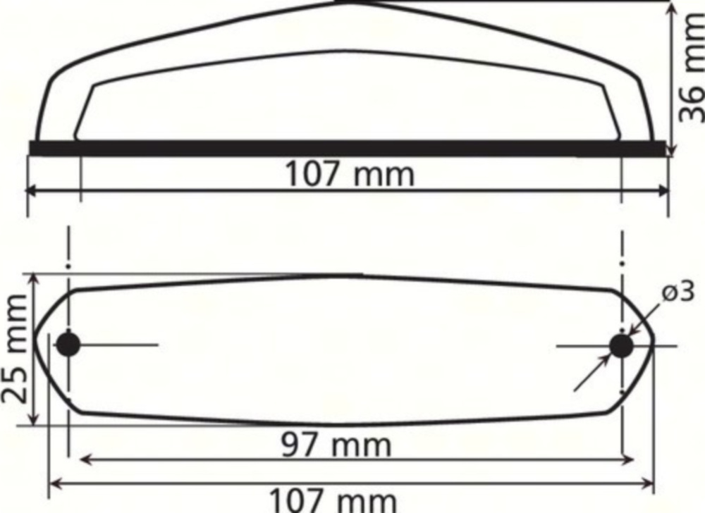 Hirox, LED-Rücklicht, 12V, E-geprüft