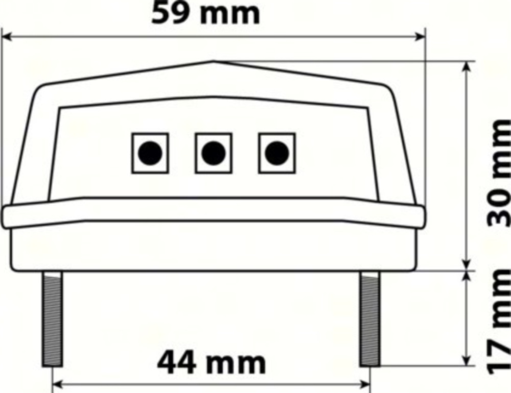 LED Lite SMD Nummernschildbeleuchtung mit 3 Weisslicht LEDs SMD E-geprüft