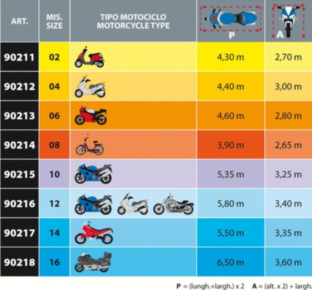 VENUS Motorradabdeckung (Größe 04 - siehe Bilder)