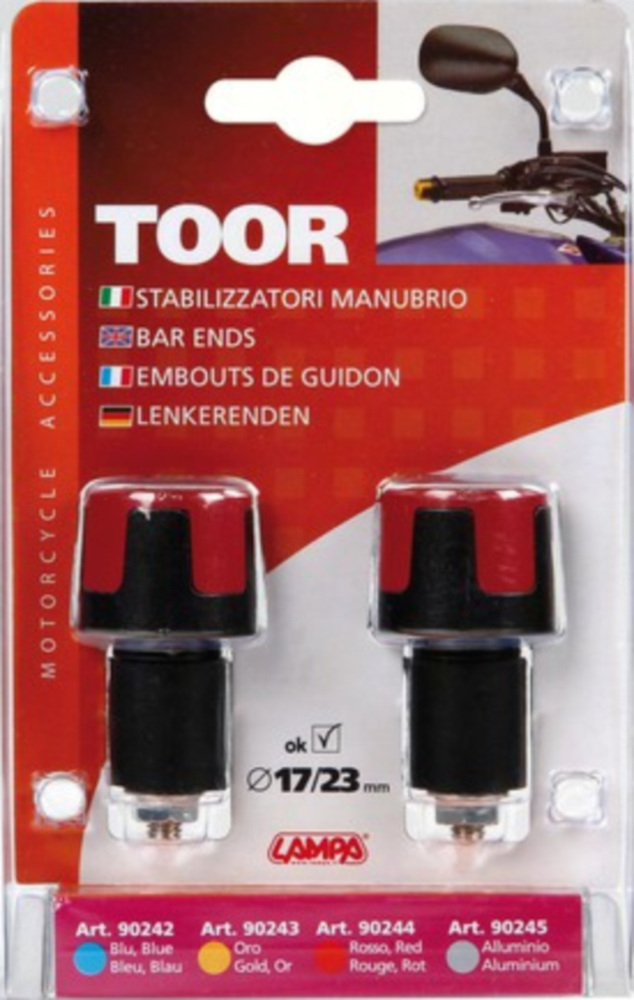 Toor Lenkergewichte 17/23 mm, rot