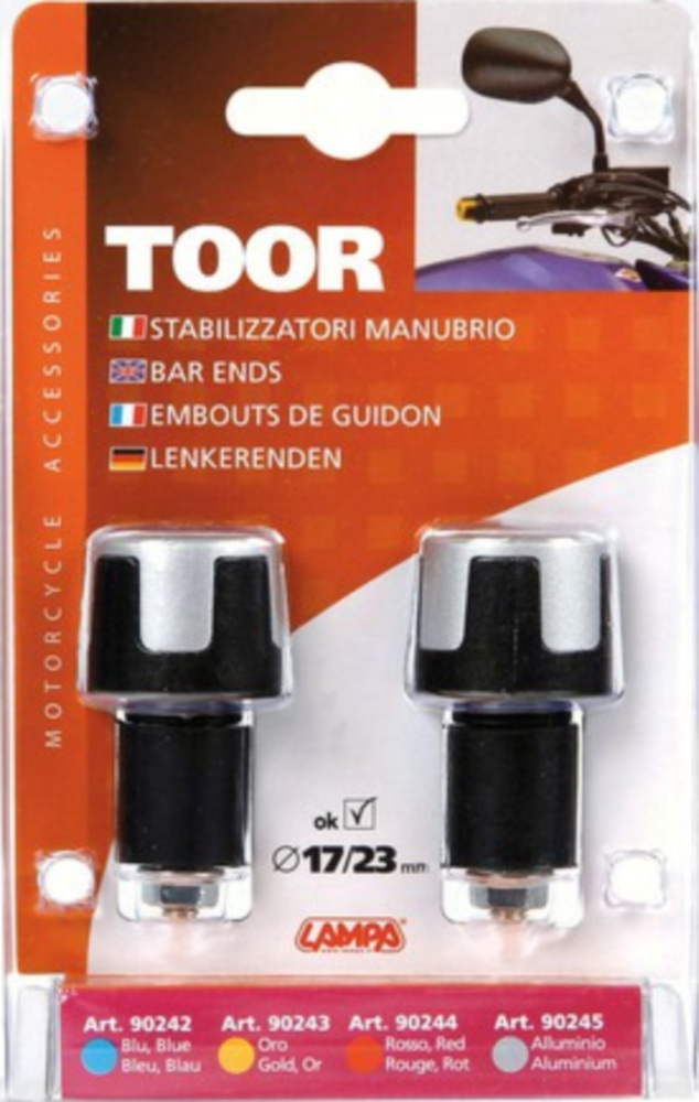 Toor Lenkergwichte 17/23 mm, Alu design